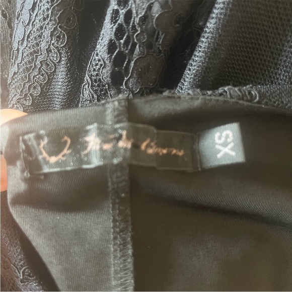 Love & Lemons Sheer Lace Maxi Nighty Teddy Chemise Dress Longhorn Goth witch - Picture 5 of 10